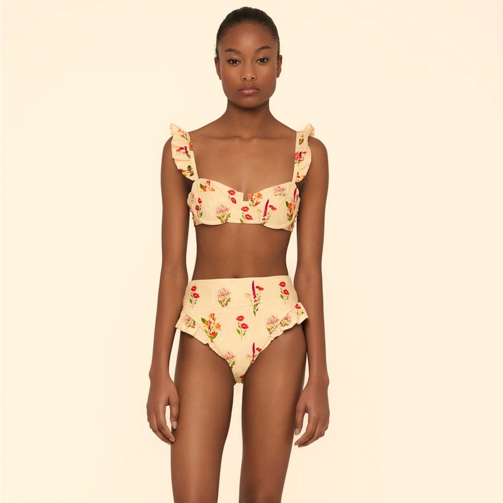 BNWT Agua by Agua Bendita Simbolo Jengibre Oasis Bikini top and bottoms